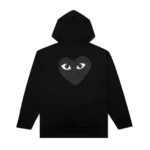 Comme des Garcons PLAY Play Big Black Heart Zip Up Hoodie Back