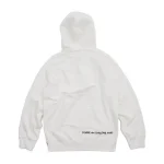 Supreme Comme des Garcons SHIRT Split Box Logo Hooded Sweatshirt White - Image 2