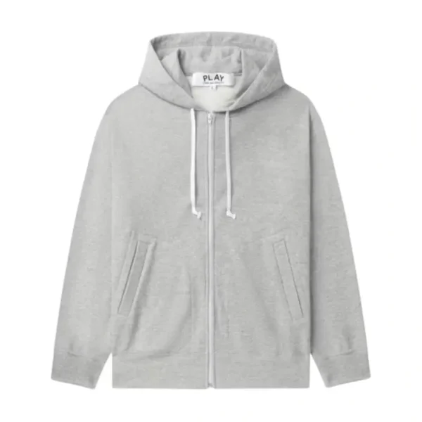 Comme des Garcons PLAY Heart Emblem Zip-Up Hoodie Front