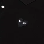 Comme des Garcons PLAY Play Black Emblem Polo Zoom