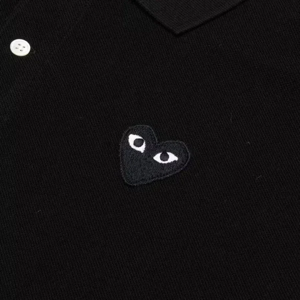 Comme des Garcons PLAY Play Black Emblem Polo Zoom