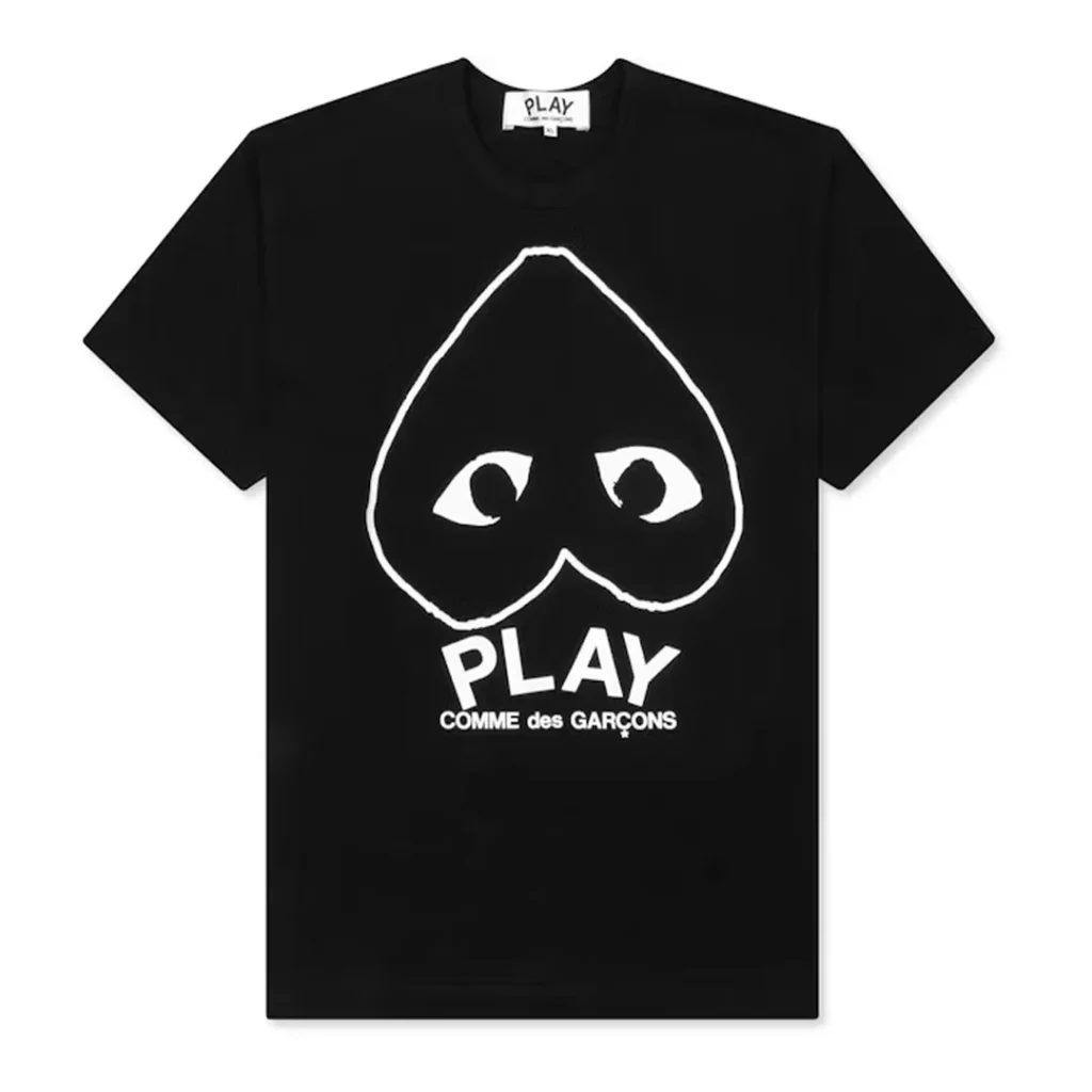 Comme des Garcons PLAY Play Inverted Outline Heart T-shirt Front
