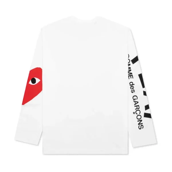 Comme des Garcons PLAY Play Red Big Heart LS T-shirt Back