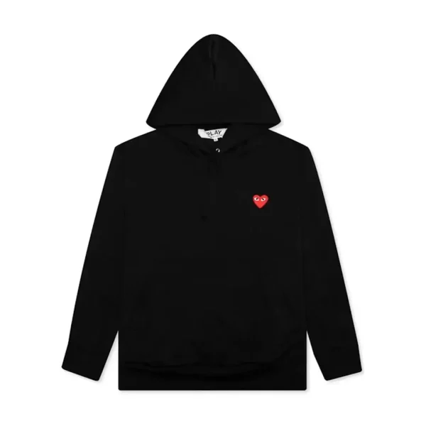 Comme des Garcons PLAY Play Red Heart Hoodie Front