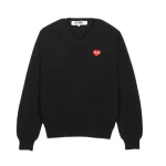 Comme des Garcons x Invader Pixelwappen V Neck Pullover Knitwear Front