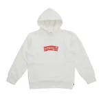 Supreme Comme Des Garcons SHIRT Box Logo Hooded Sweatshirt White Front