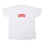 Supreme Comme Des Garcons SHIRT Box Logo Tee White Back