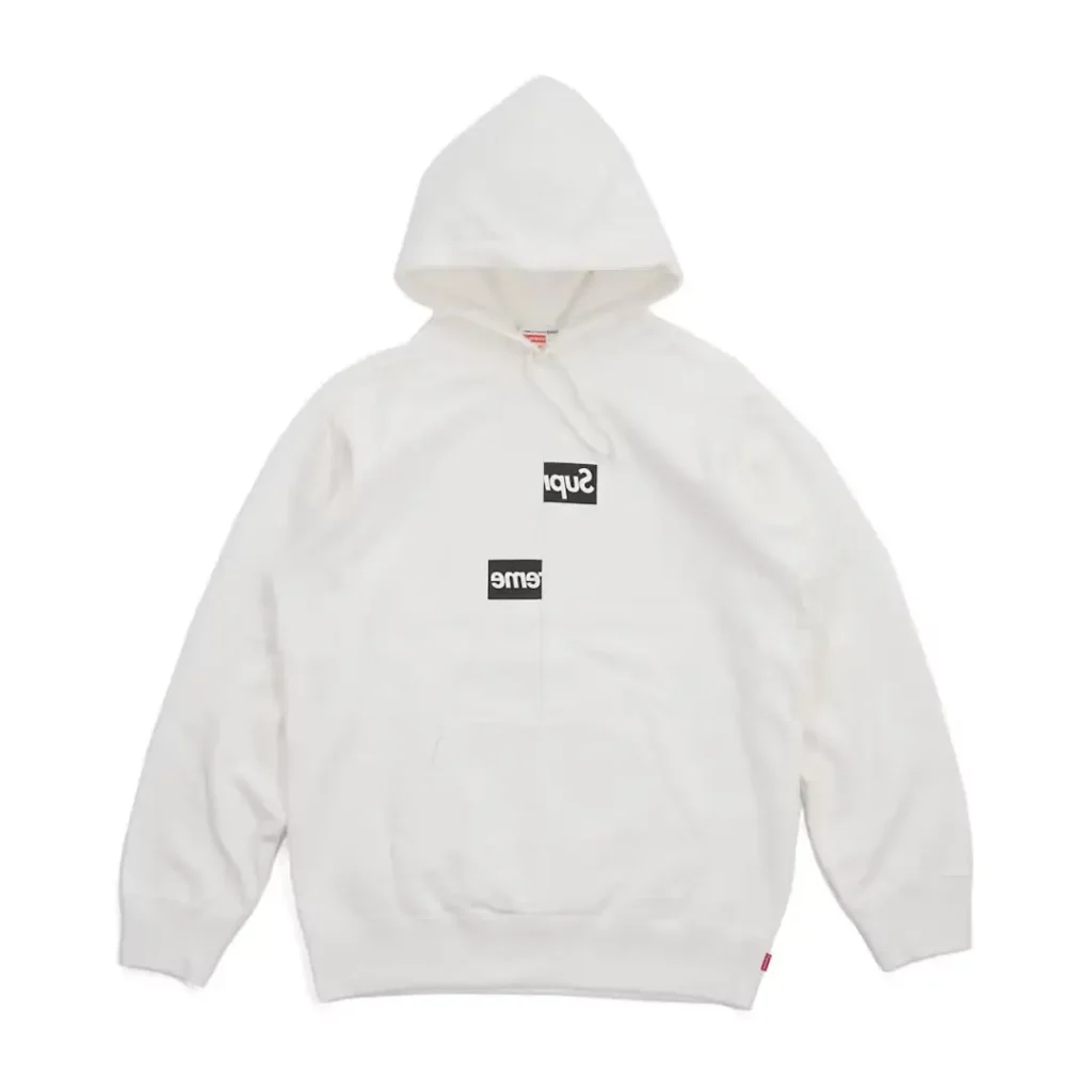 Supreme Comme des Garcons SHIRT Split Box Logo Hooded Sweatshirt Front