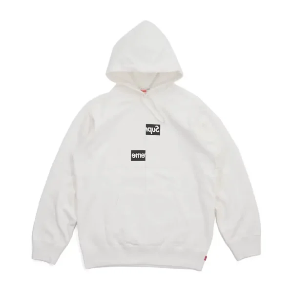 Supreme Comme des Garcons SHIRT Split Box Logo Hooded Sweatshirt Front