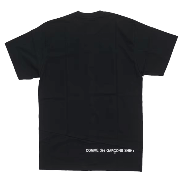 Supreme Comme des Garcons SHIRT Split Box Logo Tee Black Back