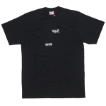 Supreme Comme des Garcons SHIRT Split Box Logo Tee Black Fornt