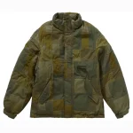 Supreme JUNYA WATANABE CDG MAN Patchwork Puffy Jacket Olive Zip Close