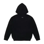 Comme des Garcons PLAY Heart Emblem Zip-Up Hoodie Black Back