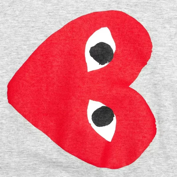 Comme des Garcons PLAY Play Red Sideways Heart LS T-shirt Back