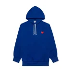 Comme des Garcons PLAY Play Women's Red Heart Hoodie Navy Front