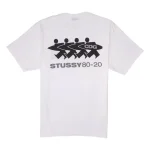 Stussy x CDG Surfman T-shirt White Back