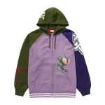 Supreme JUNYA WATANABE CDG MAN Zip Up Hooded Sweatshirt Violet Front